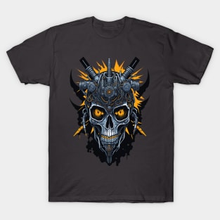 Mecha Skull S02 D03 T-Shirt